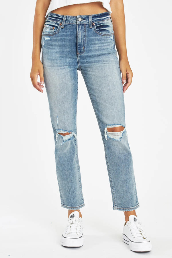 White Smoke Daily Driver High Rise Jeans | Obsessed Jeans