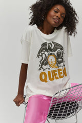 Gray Queen Glitter Crest Merch Tee Graphic Tee