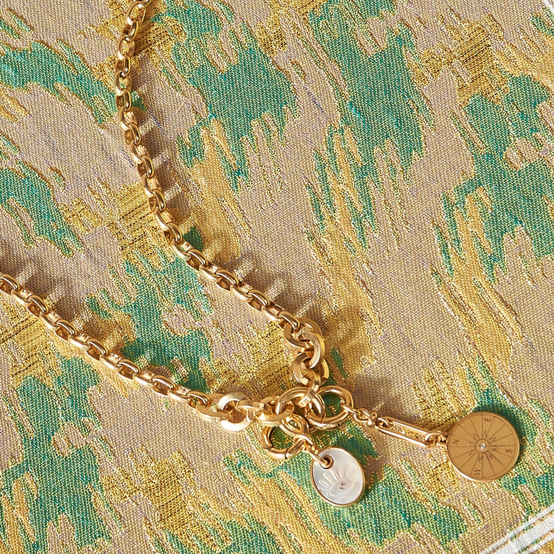 Dark Khaki Voyager Necklace Necklace