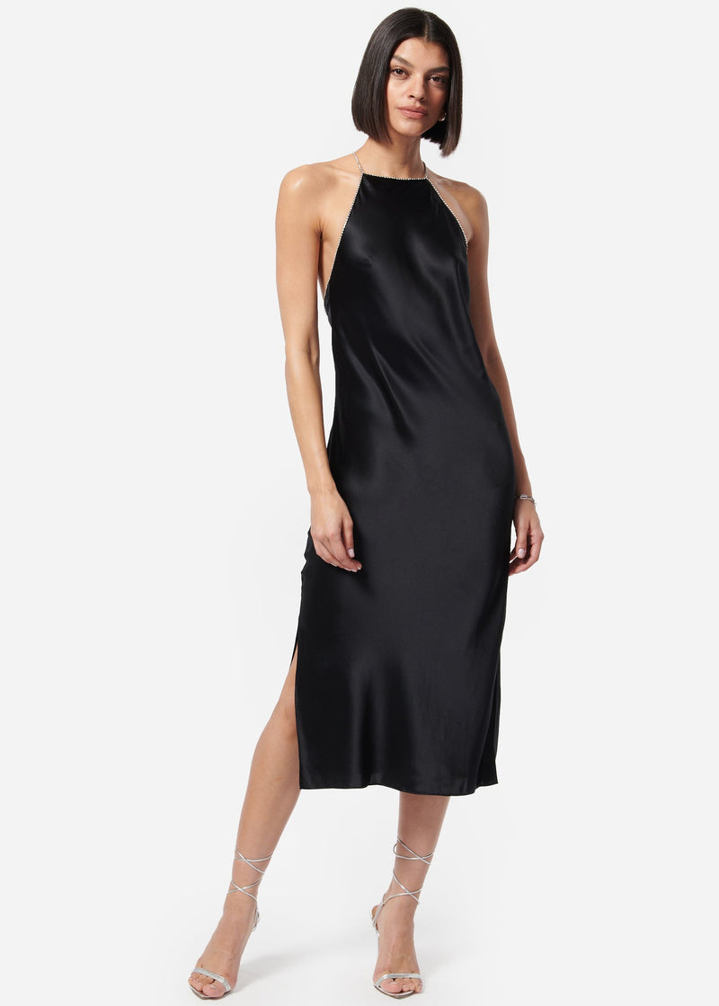 Black Diandra Dress Midi Dress