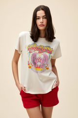 Light Gray Aerosmith World Tour Tee Graphic Tee