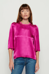 Light Gray Donna Blouse Top