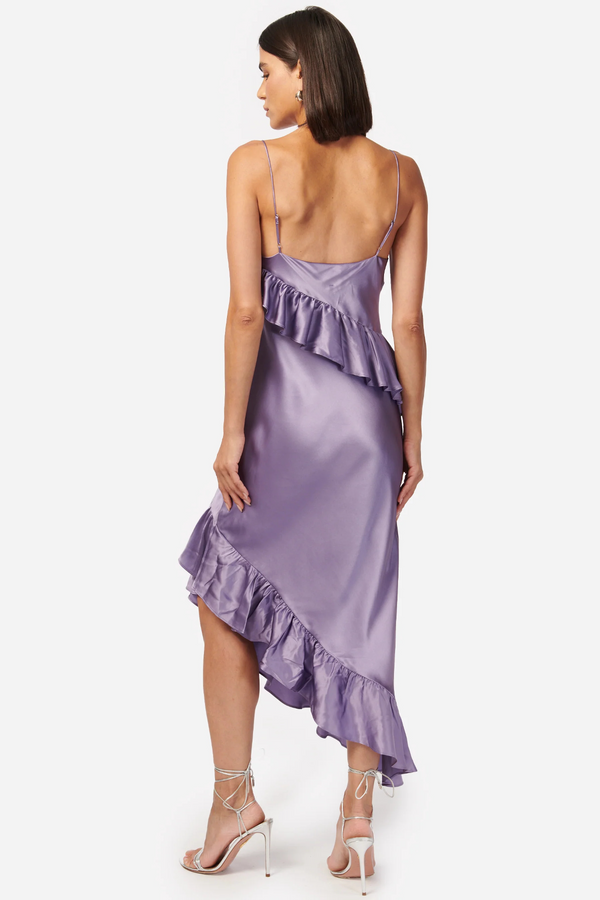 White Smoke Dua Dress Midi Dress