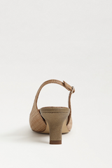 Bianka Slingback Pump | Buff Tan Raffia