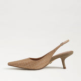 Bianka Slingback Pump | Buff Tan Raffia