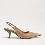 Bianka Slingback Pump | Buff Tan Raffia