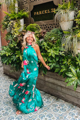 Dark Slate Gray New Elisa Dress Maxi Dress