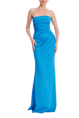 Strapless Draped Column Gown Two Cumberland Strapless Draped Column Gown Two Cumberland