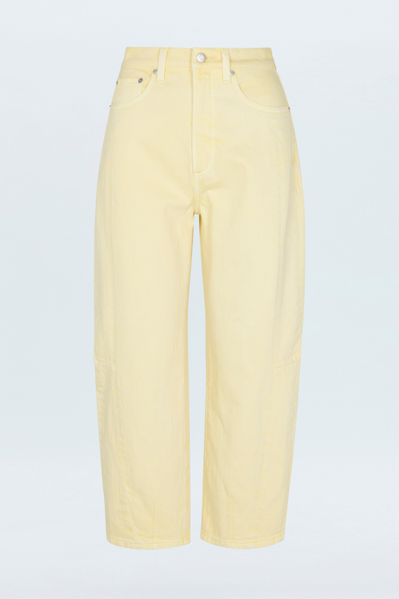 Eli High Rise Arched Leg | Soft Buttercup