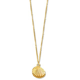 Wheat Georgina Shell Pendant Necklace