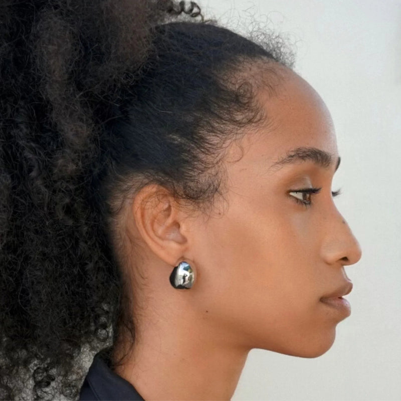 Black Kane Dome Drop Earring Earring