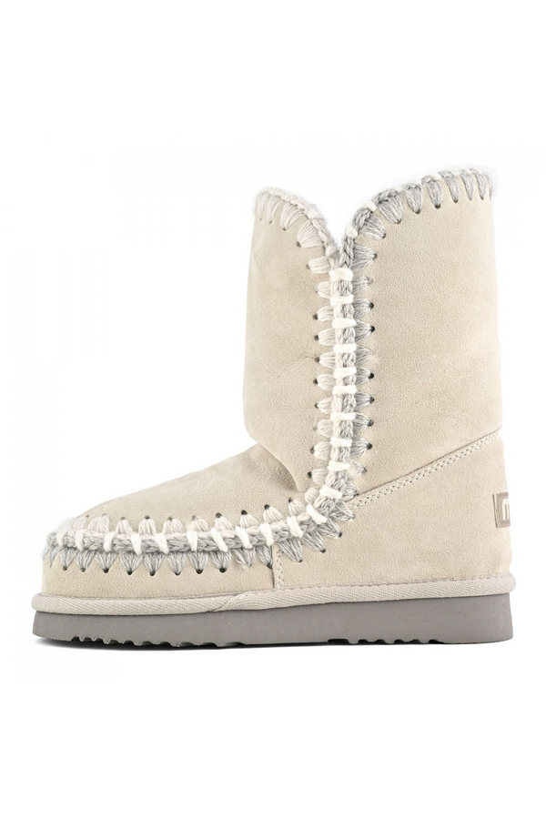 Light Gray Mou | Eskimo Overstitching Shoes