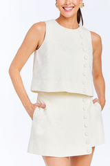 Beige Etta Skort Skort