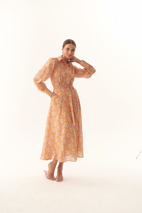 Seashell Allison Dress Midi Dress