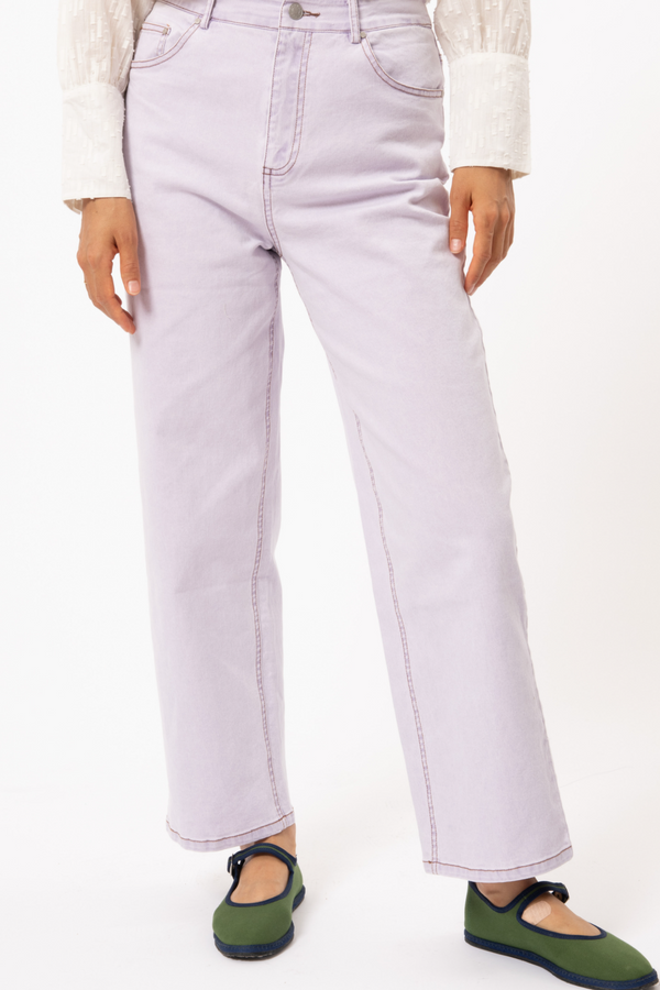 Lavender Agatha Woven Pants Pant