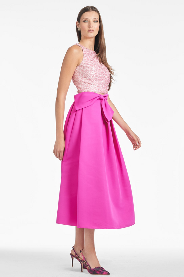 Pale Violet Red Whitley Skirt Midi Skirt