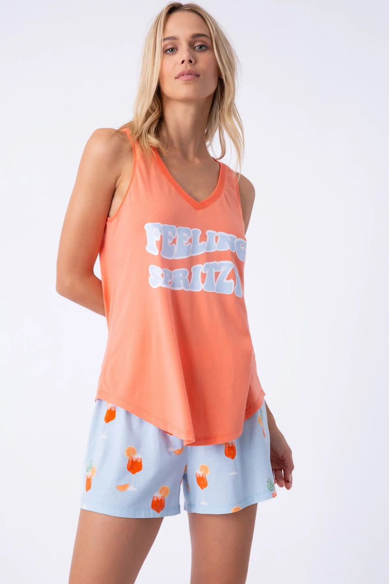 Lavender Feeling Spritzy Graphic Tank Tank