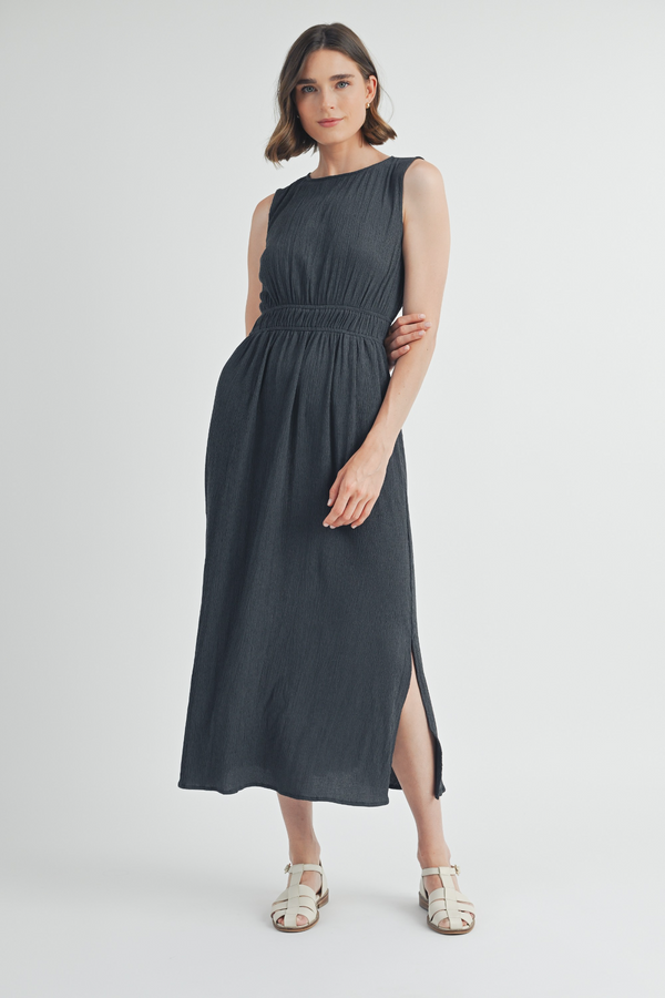 Light Gray Koko Midi Dress Midi Dress