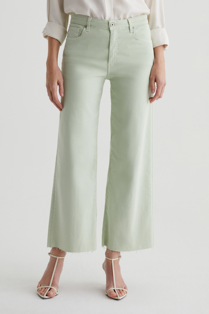 Saige Wide Leg Crop | Pistachio