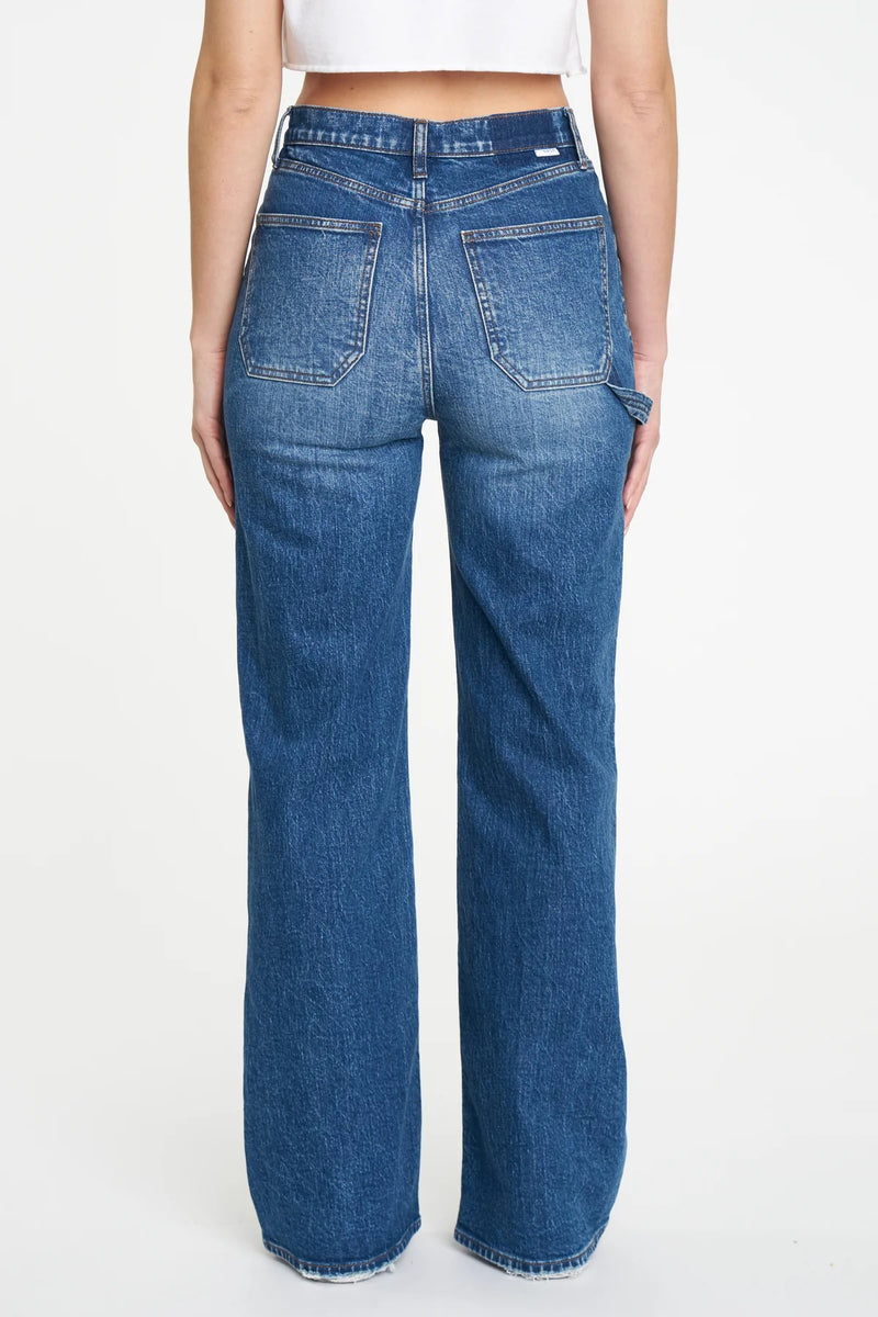 Lavender Far Out With Patchpocket Wide Leg Jean Jeans