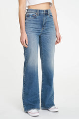 Dark Slate Blue Far Out High Rise Wide Leg Jeans