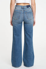 Lavender Far Out High Rise Wide Leg Jeans