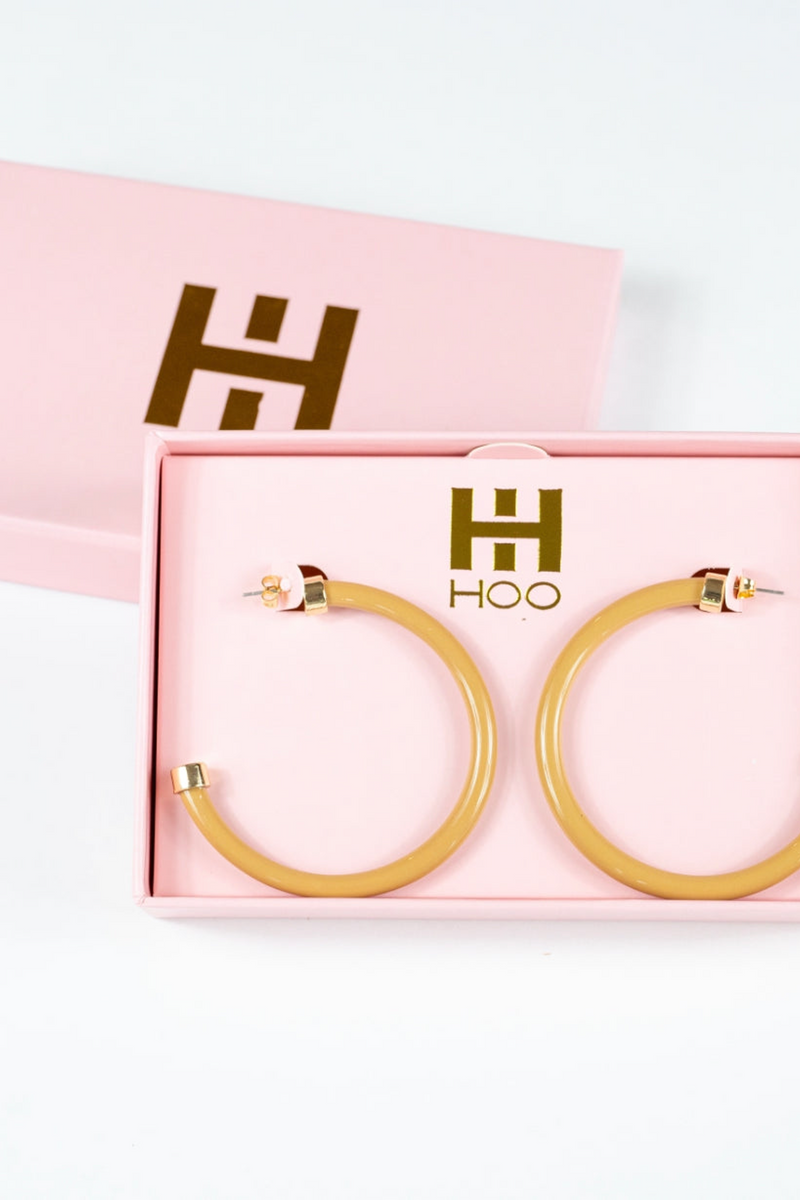 Misty Rose Original Hoo Hoops Earring