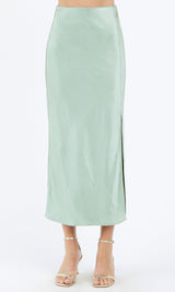 Lavender Hayek Slit Maxi Skirt Maxi Skirt