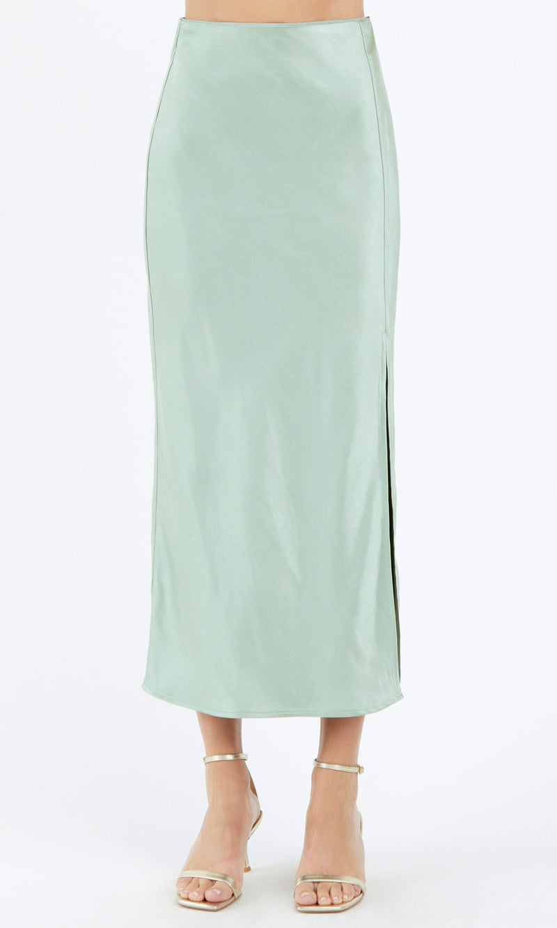 Lavender Hayek Slit Maxi Skirt Maxi Skirt