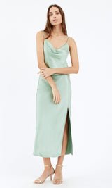 White Smoke Hayek Slit Maxi Skirt Maxi Skirt