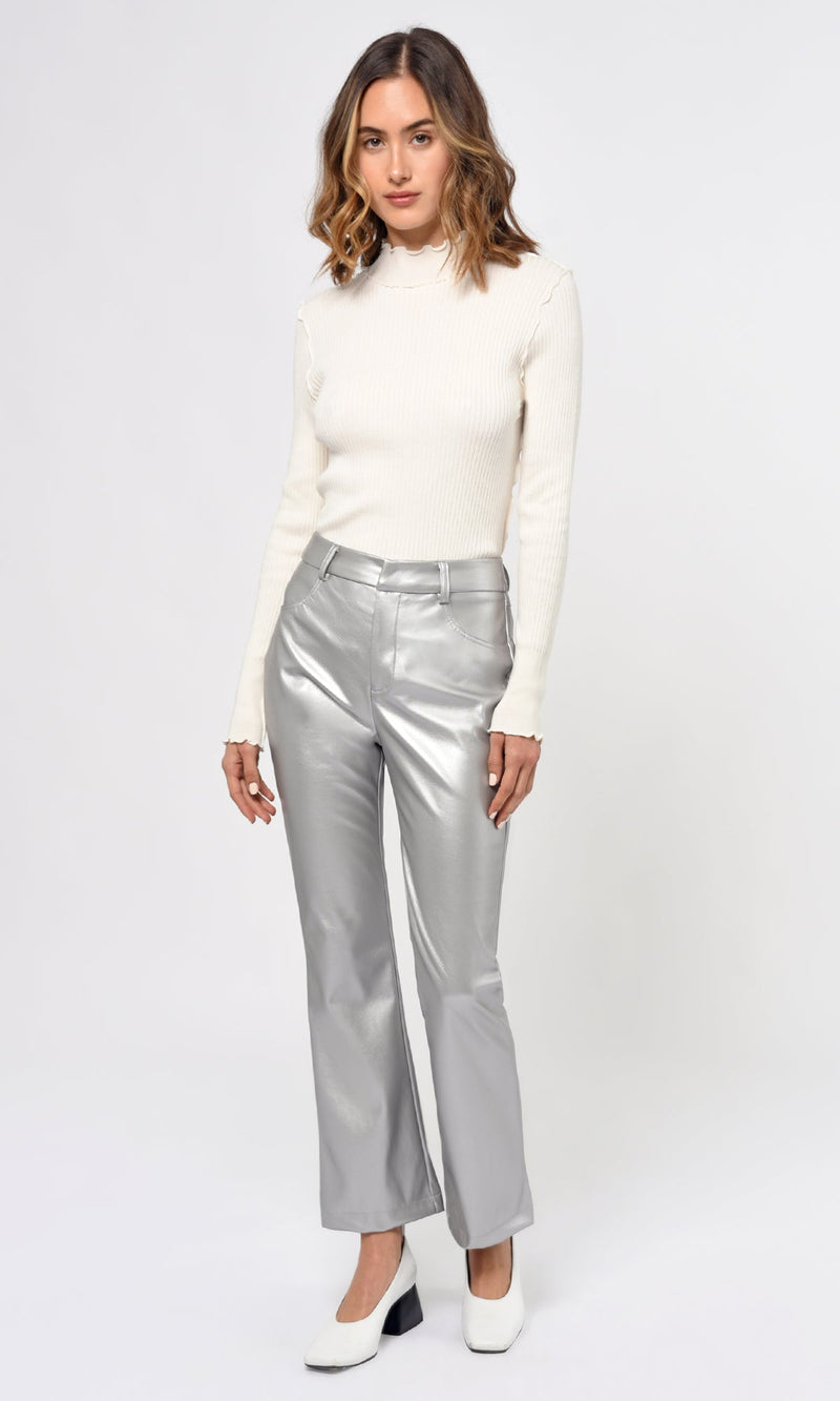 Lavender Paz Vegan Leather Pant Pant