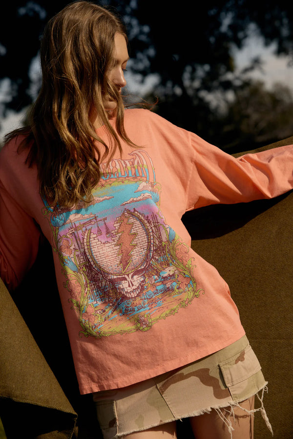 Dark Salmon Grateful Dead Under Construction Tee Shirts & Tops