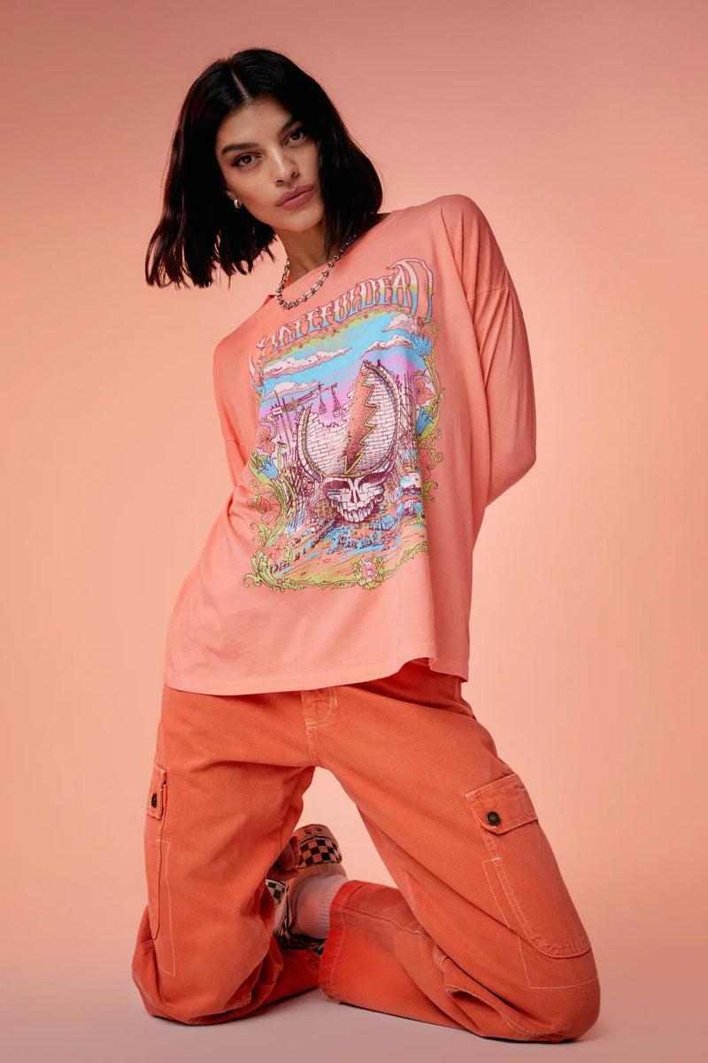 Dark Salmon Grateful Dead Under Construction Tee Shirts & Tops