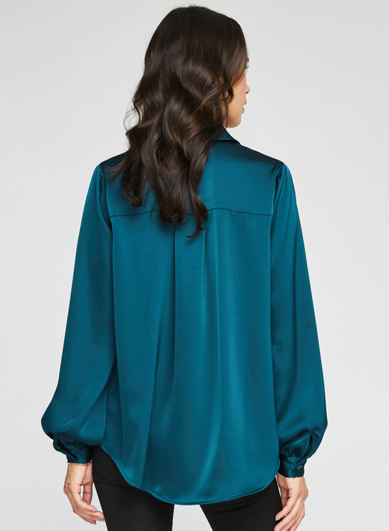 Dark Slate Gray Pamela Top Top