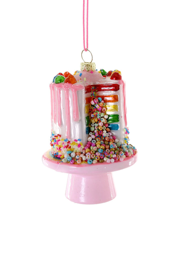 Thistle Confetti Cake Ornament