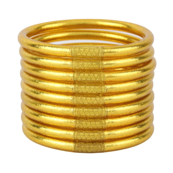 Goldenrod All Weather Bangles | Gold (Set of 9) Bracelet