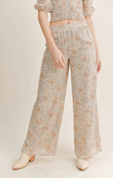 Light Gray Golden Girl Pants Pant
