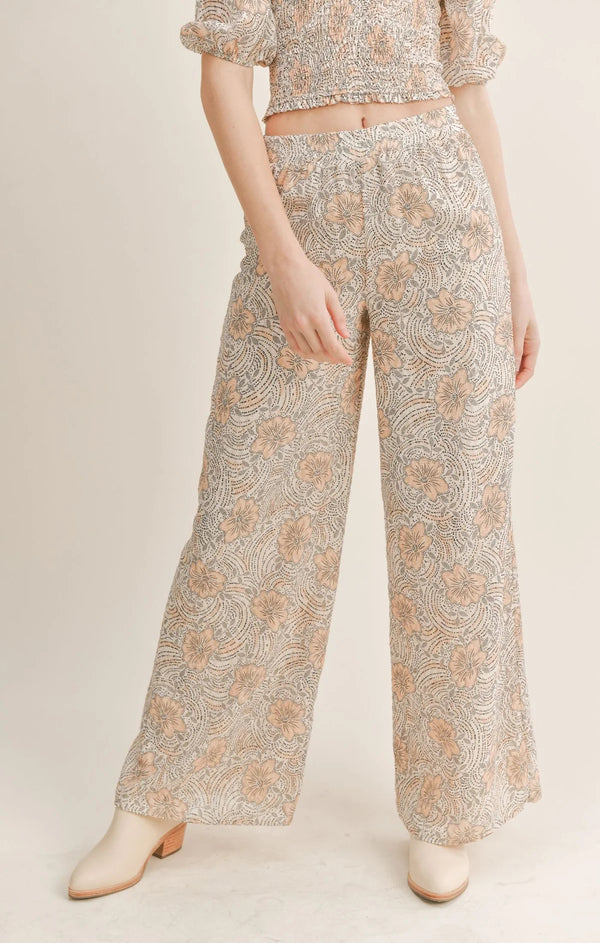 Light Gray Golden Girl Pants Pant