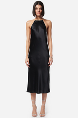 Black Diandra Dress Midi Dress
