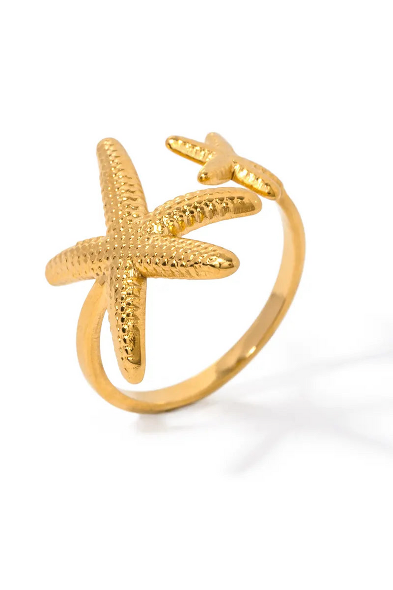 Tan Luciana Starfish Ring Ring