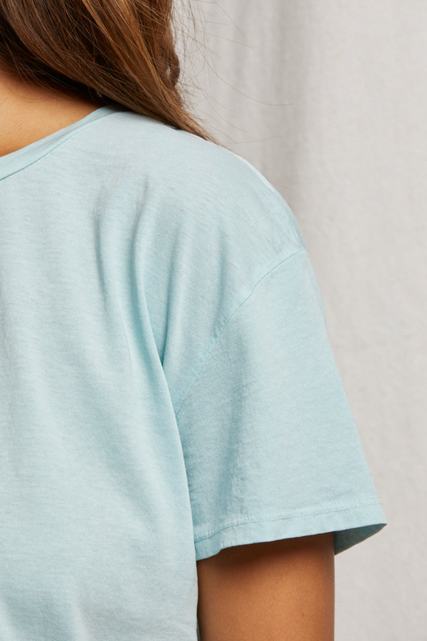 Light Gray Harley Boxy Crew Tee T Shirt