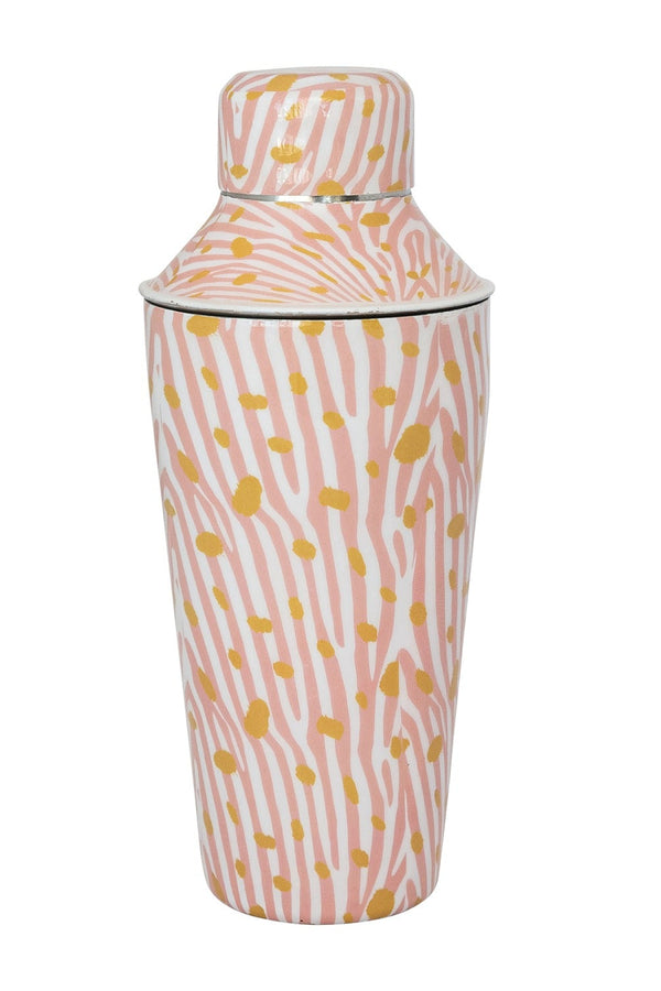 Gray Animal Print Cocktail Shaker Cocktail Shaker