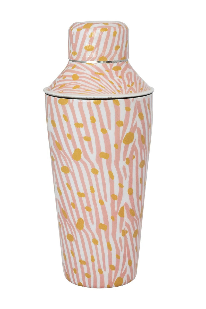 Gray Animal Print Cocktail Shaker Cocktail Shaker