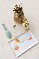 Light Gray Pineapple Cocktail Shaker Cocktail Shaker