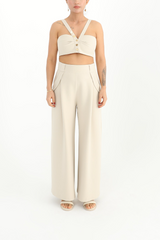 White Smoke Jordan Halter Bralette Bralette