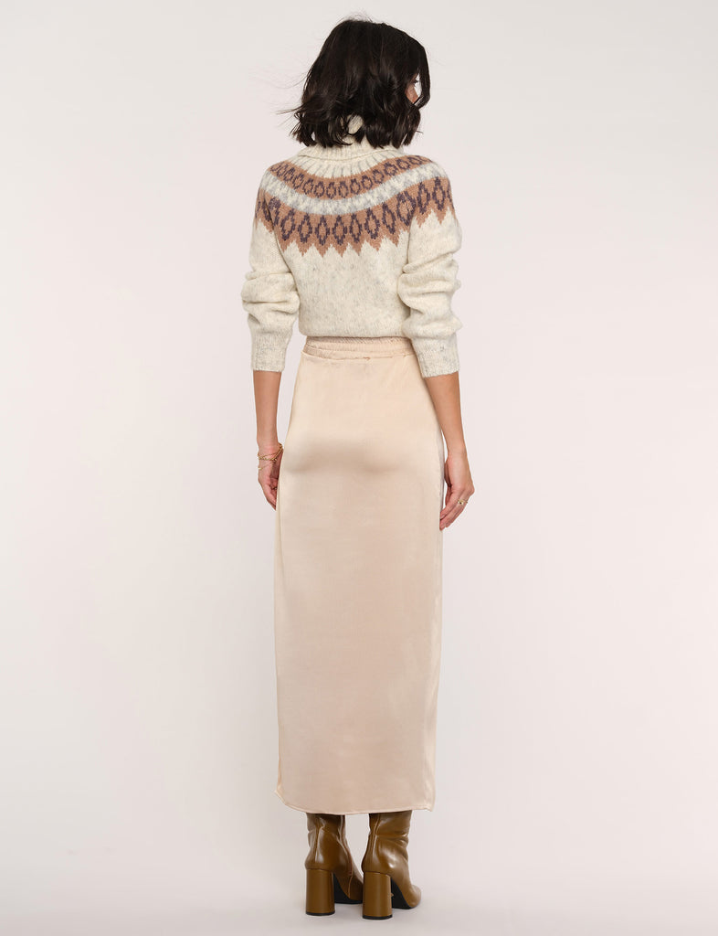 Antique White Maeve Skirt Midi Skirt