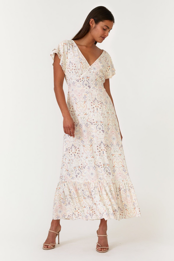 Antique White Parker Maxi Dress Maxi Dress
