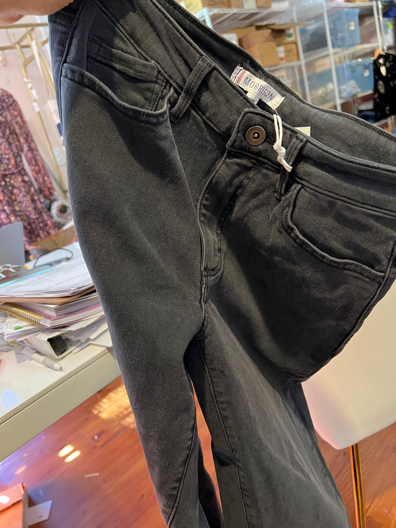 Dark Slate Gray Morrison The Sexy Boyfriend Relaxed Straight Pant