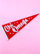 Misty Rose Sorority Stardust Pennant Flag sorority