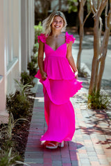 Dim Gray Carmen Maxi Dress Maxi Dress